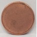 EURO . UNDATED . TWO 2 CENTS COIN . ERROR . BLANK